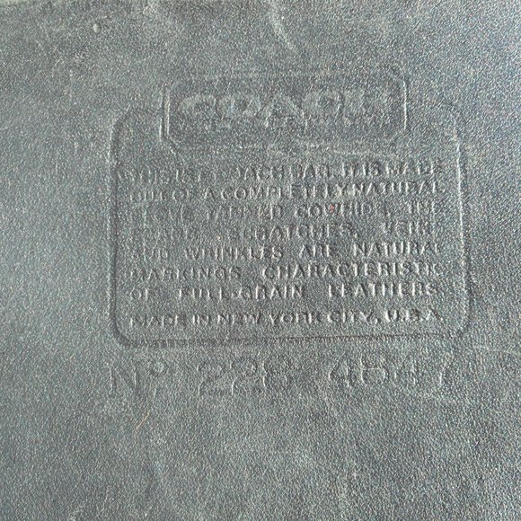 Vintage Coach Forest Green Madison Satchel Large NYC 9765 - Picture 14 of 15